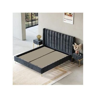 Idyllic Modernize Velvet Upholstery Bed for Luxury Bedroom