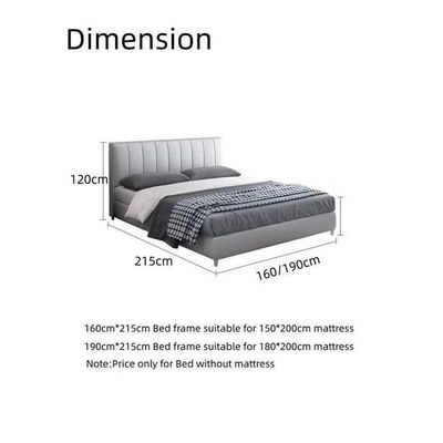 Majesty Modernize Boucle Upholstery Bed for Luxury Bedroom