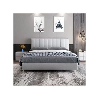 Wooden Twist Majesty Modernize Boucle Upholstery Bed for Luxury Bedroom