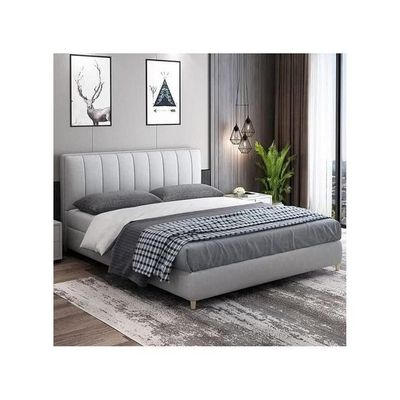 Wooden Twist Majesty Modernize Boucle Upholstery Bed for Luxury Bedroom