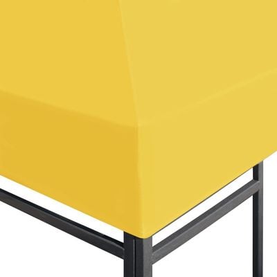 Gazebo Top Cover 270 g/m² 4x3 m Yellow