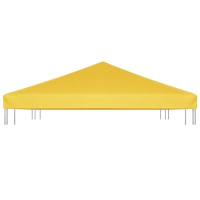 Gazebo Top Cover 270 g/m² 4x3 m Yellow