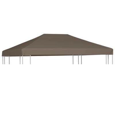 Gazebo Top Cover 310 g/m² 3x4 m Taupe