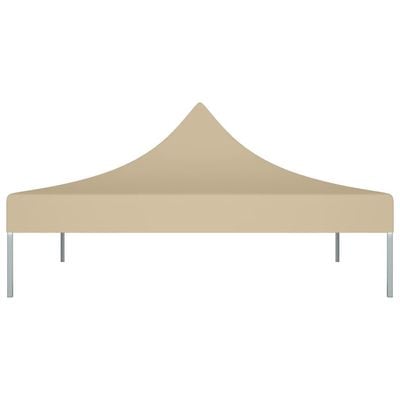 Party Tent Roof 2x2 m Beige 270 g/m²