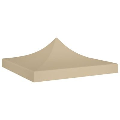 Party Tent Roof 2x2 m Beige 270 g/m²