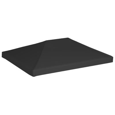 Gazebo Top Cover 270 g/m² 4x3 m Black