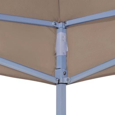 Party Tent Roof 4.5x3 m Taupe 270 g/m²