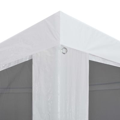 Party Tent with 10 Mesh Sidewalls 12x3 m