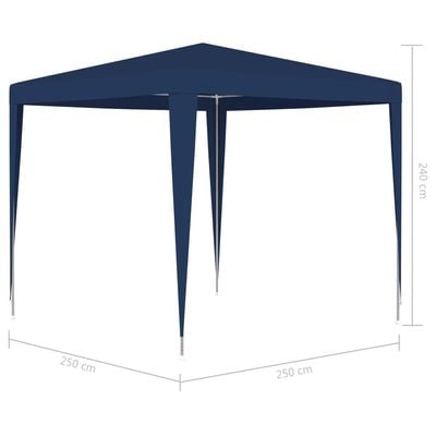 Party Tent 2.5x2.5 m Blue