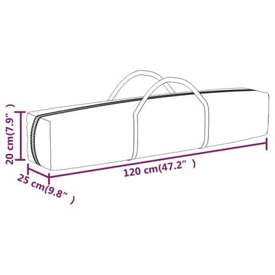 Folding Party Tent with Sidewalls Anthracite 2x2 m