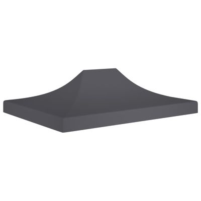 Party Tent Roof 4.5x3 m Anthracite 270 g/m²