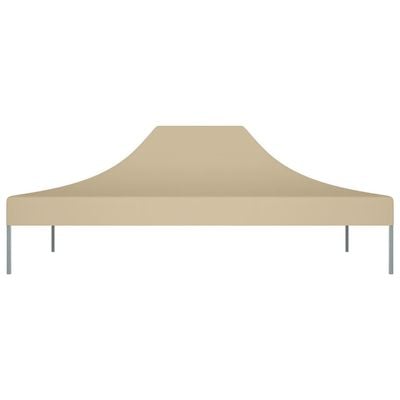 Party Tent Roof 4.5x3 m Beige 270 g/m²