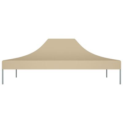 Party Tent Roof 4.5x3 m Beige 270 g/m²