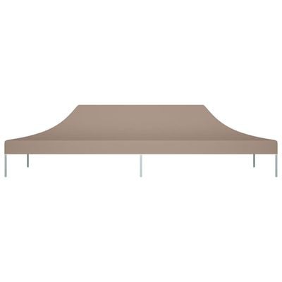 Party Tent Roof 6x3 m Taupe 270 g/m²