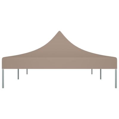 Party Tent Roof 6x3 m Taupe 270 g/m²