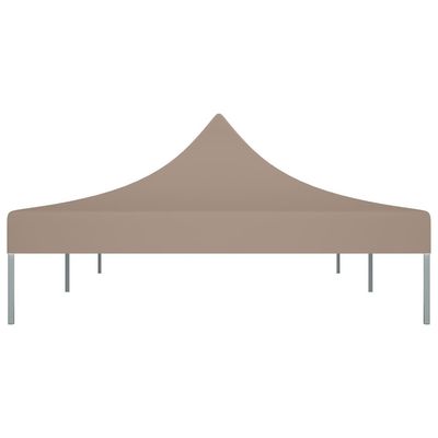 Party Tent Roof 6x3 m Taupe 270 g/m²