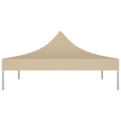 Party Tent Roof 3x3 m Beige 270 g/m²