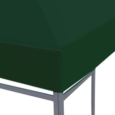 Gazebo Top Cover 310 g/m² 3x3 m Green