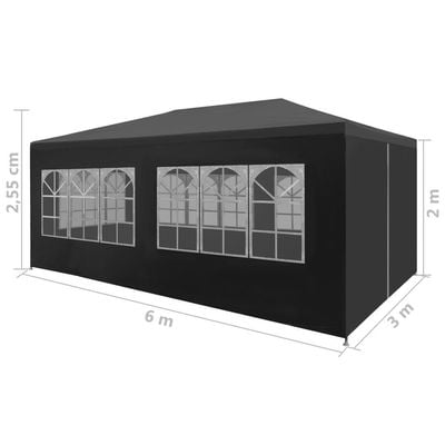 Party Tent 3x6 m Anthracite