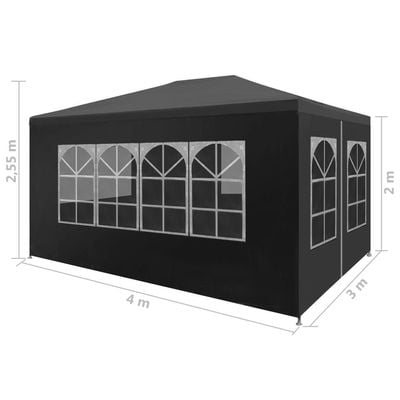 Party Tent 3x4 m Anthracite