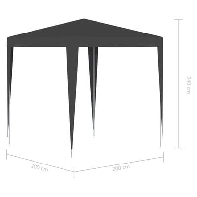 Professional Party Tent 2x2 m Anthracite