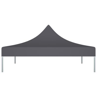 Party Tent Roof 2x2 m Anthracite 270 g/m²