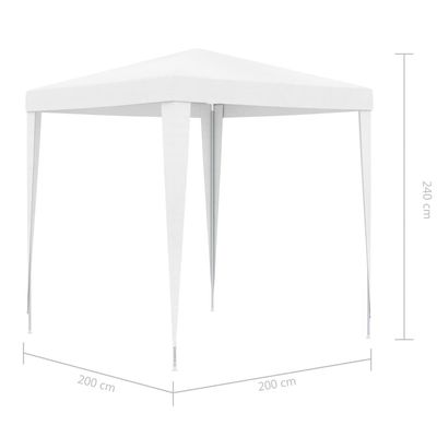 Party Tent 2x2 m White