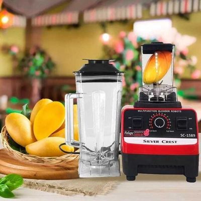 Silver Crest 2 in 1 High Speed 4500w 2.5L Heavy Duty Commercial Grade Blender Professional Juicer Food Mixer