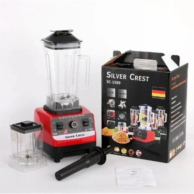 Silver Crest 2 in 1 High Speed 4500w 2.5L Heavy Duty Commercial Grade Blender Professional Juicer Food Mixer