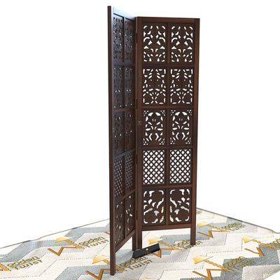 Solid Wood Room Divider (2 Panels)