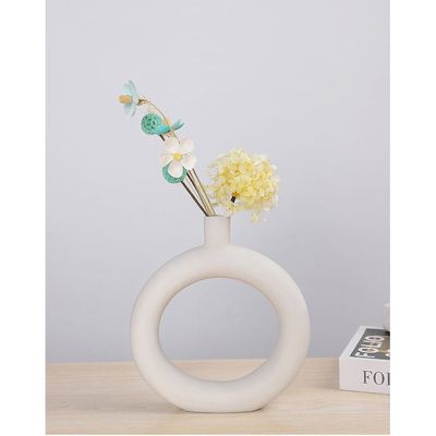 BLISS VIE NORDIC CERAMIC VASES-DONUT