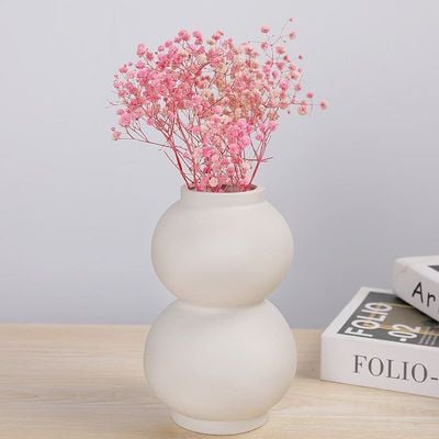 NORDIC CERAMIC VASES-ROUND