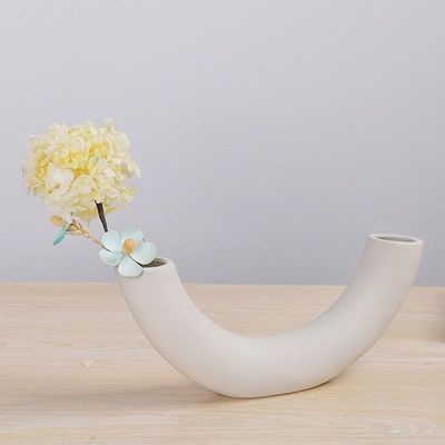 BLISS VIE NORDIC CERAMIC VASES-U-SHAPE