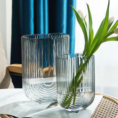 BLISS VIE U SHAPED GLASS VASE-23 CM