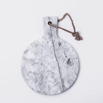 BLISS VIE MARBLE SERVING TRAY-LIGHT GREY