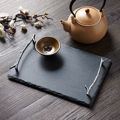 BLISS VIE SLATE TRAY-BLACK