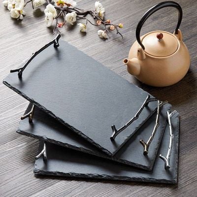 BLISS VIE SLATE TRAY-BLACK