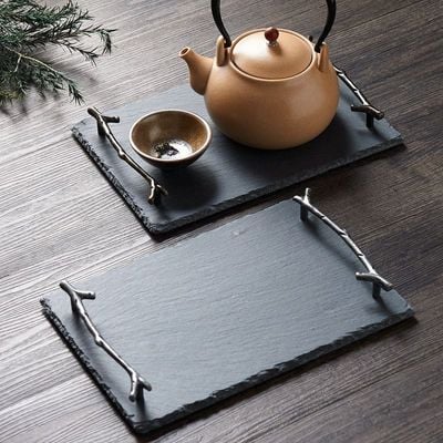 BLISS VIE SLATE TRAY-BLACK