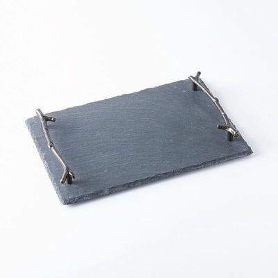 BLISS VIE SLATE TRAY-BLACK