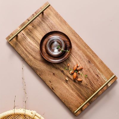 BLISS VIE WOODEN TRAY-SMALL