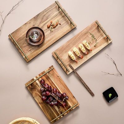 BLISS VIE WOODEN TRAY-MEDIUM