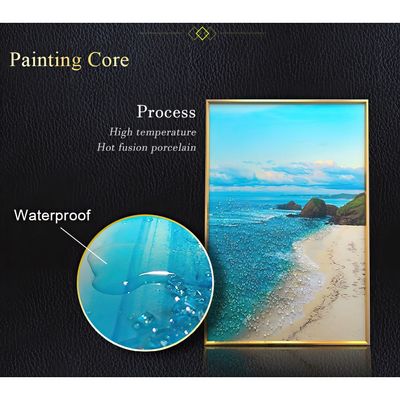 BLISS VIE PAINTING BLUISH DARK THEME 50x100