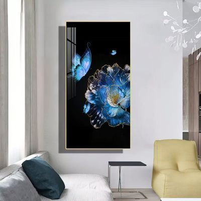 BLISS VIE PAINTING BLUISH DARK THEME 50x100