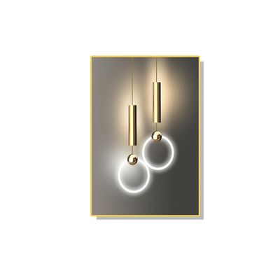 BLISS VIE PAINTING HANGING BULBS 50x100