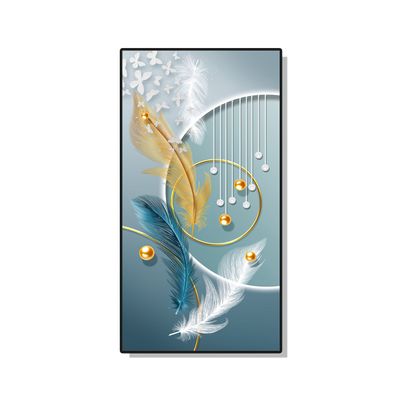 BLISS VIE PAINTING FEATHER TURQUOISE BG 80x160