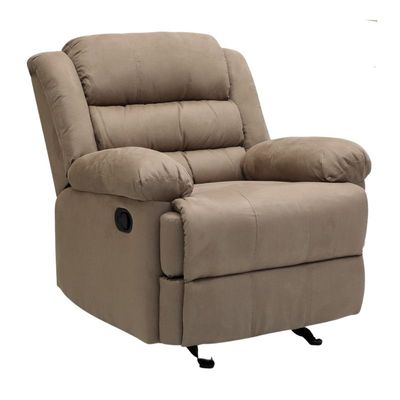 Recliner sofa, Recliner Chair, Rocking sofa with footrest, Comfortable & Durable CAPPUCHINO Color