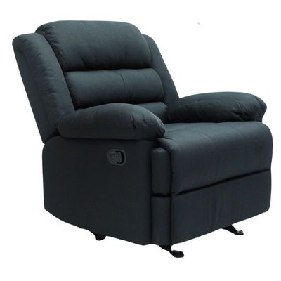 Recliner sofa, Recliner Chair, Rocking sofa with footrest, Comfortable & Durable BLACK Color