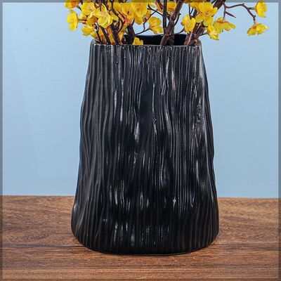 Yatai Ceramic White Color Vases With Full Flower Arrangements | Elegant Flower Vase Set | Home Decor, Gifting Vases | Showcase Vases (white7)
