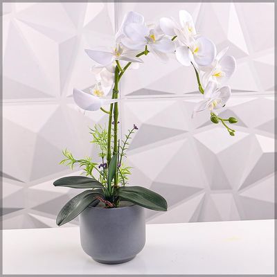 Yatai Flower Arrangement Vases with Elegant Contemporary Style 3 pcs | Mixed Colors Ceramic and Plastic Vases for Beautifull Flower Arrangements | Showcase Vases (3, Grey2)