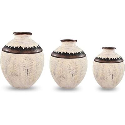 Yatai Designed Metal Vase Sets for Home Restaurant Indoor and Outdoor Decorations | Modern Metal Vases for Decorations